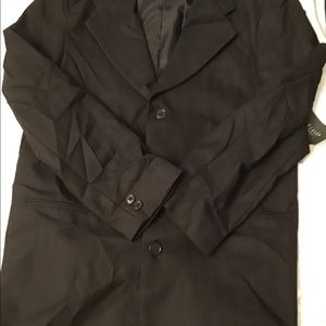 Boys Black pin striped suit size 20